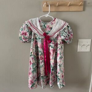 6X picture perfect vintage floral dress